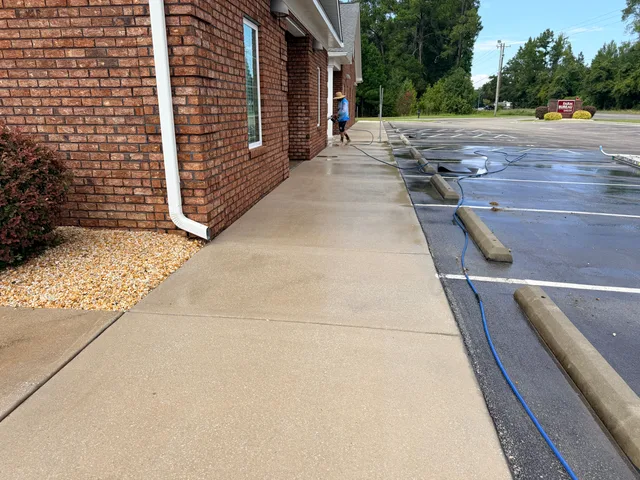 Office sidewalk — after — Ray-Nor-Shine Pro Wash job photo